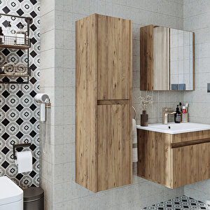 Roomart Atlantik Mat Mdf 130 X 35 Cm Banyo Boy Dolabı