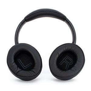 Nightingale-n1 Kablosuz Wireless Extra Bass Kulaklık Siyah Siyah