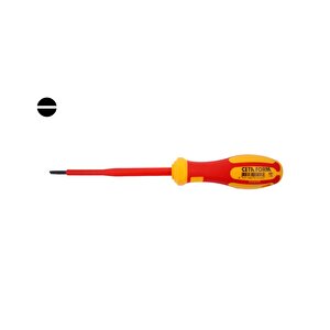Ceta Form 3,5 X 100 Mm 1000 Volt Vde Izoleli Düz Tornavida G01-035-100