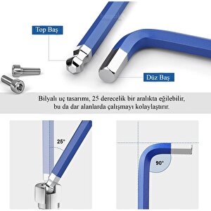 Ceta Form 3 Mm L Topbaş Allen (alyan) Anahtar