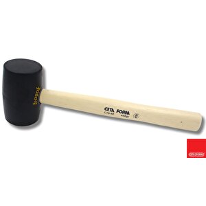 Ø 65 Mm Ağaç Saplı Lastik Tokmak L16-50