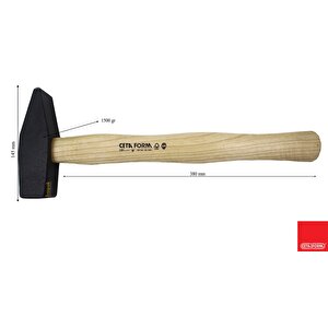 1500gr Ağaç Saplı Tesviyeci Çekiç L01-1500