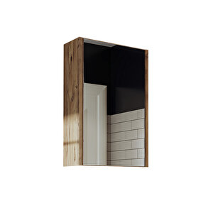 Banos Banyo Roomart Kulpsuz Tek Kapaklı Atlantik-beyaz 40 Cm Mini Aynalı Banyo Üst Dolabı