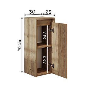 Roomart Suntalam 70 X 25 Cm Banyo Boy Dolabı