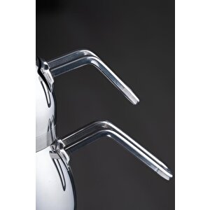 Alexi Maxi Çelik Çaydanlık Takımı