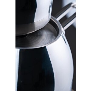 Alexi Maxi Çelik Çaydanlık Takımı