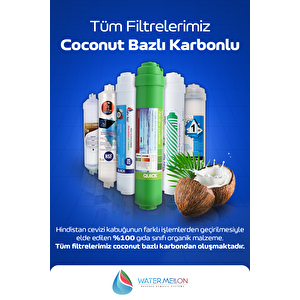 Açık Kasa Su Arıtma Cihazı 10 İnc Cto Blok Karbon Filtre (25 Adet)