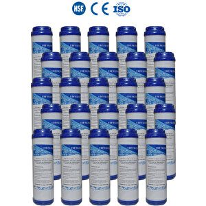 Açık Kasa Su Arıtma Cihazı 10'' Inch Udf Gac Karbon Filtre (25 ADET)