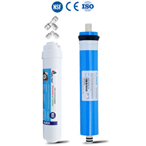 Su Arıtma Cihazı Filtresi Nsf Vontron Membran - Nsf Europost Tatlandırıcı 1840 Son Karbon