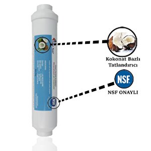 Su Arıtma Cihazı Filtresi Nsf Vontron Membran - Nsf Europost Tatlandırıcı 1840 Son Karbon