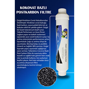 Açık Kasa Su Arıtma Cihazı Filtre Çift Karbonlu Yıllık Filtre Seti