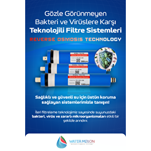 Açık Kasa Su Arıtma Cihazı Filtre Çift Karbonlu Yıllık Filtre Seti