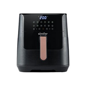 Simfer Sk-6704 Air Fry Smart 8 Lt Dijital Fritöz Siyah