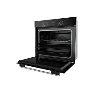 Xe64cs Steamart&fryart Seri̇si̇ Buharli Pi̇şi̇rme Si̇yah Ankastre Firin (0+10 Konum)