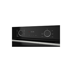 Xe64cs Steamart&fryart Seri̇si̇ Buharli Pi̇şi̇rme Si̇yah Ankastre Firin (0+10 Konum)