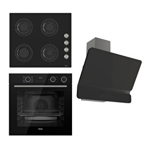 Ferre Steamart&fryart Serisi Buharlı Pişirme Siyah Set (cs205 + Xe64cs +d080 )