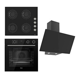 Steamart&fryart Serisi Buharlı Pişirme Siyah Set (cs205 + Xe64cs +d077 )