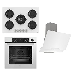 Steamart&amp;fryart Serisi Buharlı Pişirme Beyaz Set (rs036 + Xe64cb +d064 )