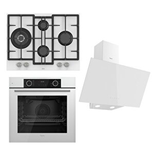 Fryart Serisi Airfry Pişirme Beyaz Set (ed076 + Xe63cb +d078 )