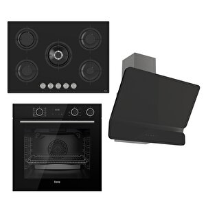 Steamart&fryart Serisi Buharlı Pişirme Siyah Set (rs035 + Xe64cs +d080 )