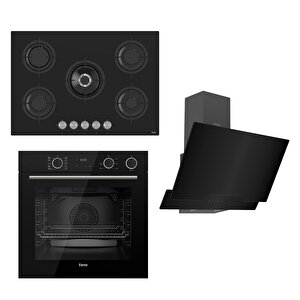 Steamart&fryart Serisi Buharlı Pişirme Siyah Set (rs035 + Xe64cs +d063 )