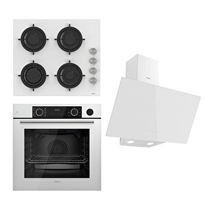 Steamart&fryart Serisi Buharlı Pişirme Beyaz Set (cs206 + Xe64cb +d078 )
