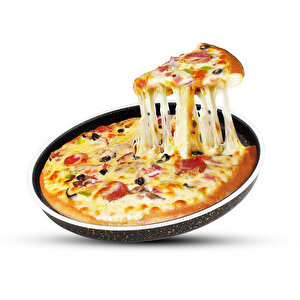28 Cm Pizza, Künefe Eli Böğründe Tepsisi, Siyah Altın