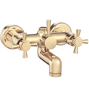 Eca Quadrille Banyo Duş Bataryası Altın Gold 102802230
