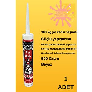 Power Güçlü Hızlı Süper Yüksek Tutunma Pvc Çıta Ve Panel Yapışıtıcılı Slikonu