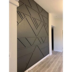 Boyanabilir Beyaz Düz Duvar Çıtası Dekoratif 4 Cm X 240 Cm