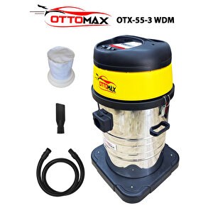 Ottomax  Otx-55-3-wdm 4200 Watt 3 Motorlu Islak Kuru Sanayi Tipi Oto Süpürgesi Endüstriyel Süpürge
