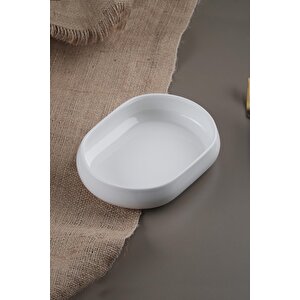 Bianco Perla Porselen Kayık Tabak - 13,2 Cm