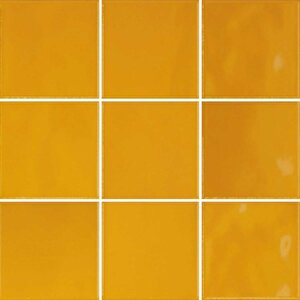 Vitra 10x10 Retromix Fon Amber Sarı Parlak Duvar Karosu K94842380001vte0 9,5 mm
