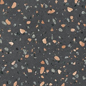 Vitra 60x60 Terrazzo Antrasit Mat Seramik Karo K950795r0001vte0 9,5 mm