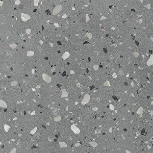 Vitra 60x60 Terrazzo Mat Gri Karo K950794r0001vte0 9,5 mm