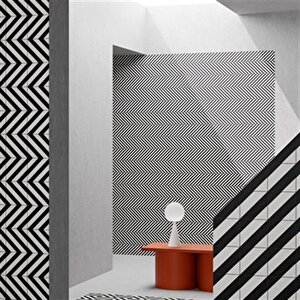 Vitra 15x15 Retromix Siyah-beyaz Mat Porselen Karo K94845700001vte0