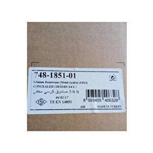 Vitra Asma Klozetler Için Gömme Rezervuar Seti 8 Cm 700-1868