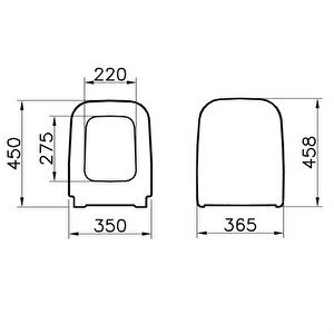 Vitra Shift Soft Klozet Kapağı 91-003-009