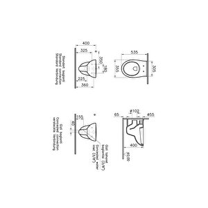Vitra S20 Round Asma Klozet 5959l003-0850