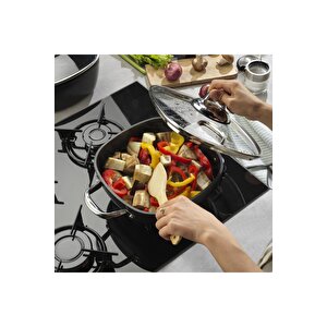 Schafer Gastronomie Master Granit Basık Tencere 26 Cm