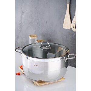 Karat Çelik Derin Tencere - 30 Cm