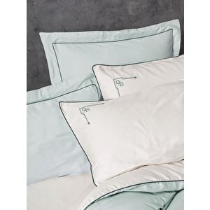 Elite Saten Çift Kişilik Nevresim Takımı Vanko Mint