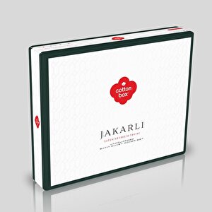 Jakarlı Saten Çift Kişilik Nevresim Takımı Sante Petrol