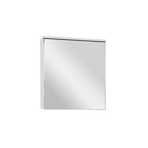 Yıldız Aynalı Üst Dolap Beyaz 55x61x14 Cm Beyaz