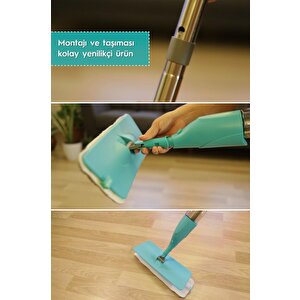 Smarter Shiny Sprey Mop+ Yedek Mop Somon