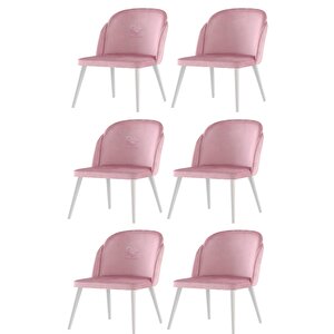 6 Adet Limon Sandalye Ahşap Beyaz Sandalye Mutfak Salon Yemek Odası Sandalyesi