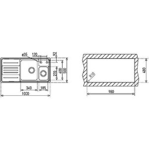 Stage 60 Mikro Keten Sağ Damlalıklı Çelik Mutfak Evyesi