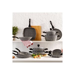 Cory Yanmaz Yapışmaz Derin Tencere 20 Cm-gri