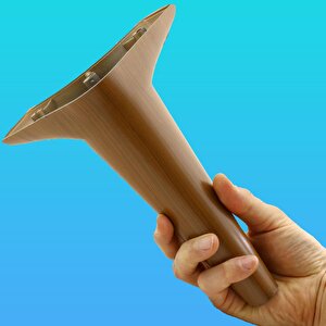 Aspen Lüks Mobilya Kanepe Sehpa Puf Koltuk Ayağı  Kahverengi Koyu Ceviz Baza Ayak 20 Cm (4 Adet)
