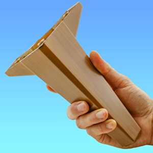 Sedir Lüks Mobilya Kanepe Sehpa Baza Tv Ünitesi Koltuk Ayağı Koyu Ceviz 18 Cm Ayak (4 Adet)